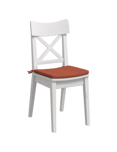 Cuscini per Seduta 4 pcs Rosso Arancio 40 x 40 x 3 cm