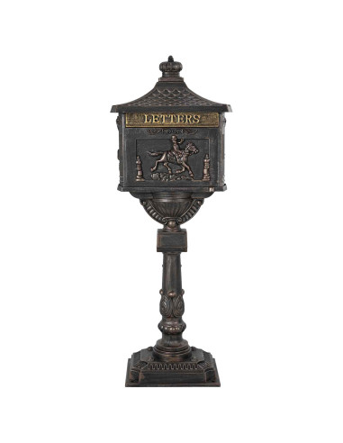 Cassetta Postale Verticale Bronzo 42,5 x 29,5 x 117 cm