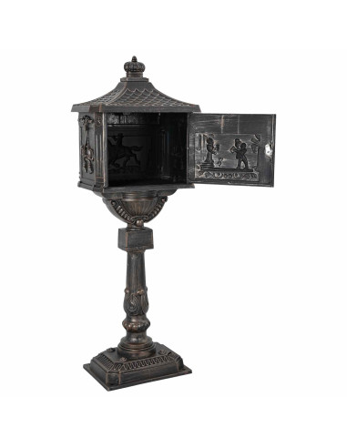 Cassetta Postale Verticale Bronzo 42,5 x 29,5 x 117 cm
