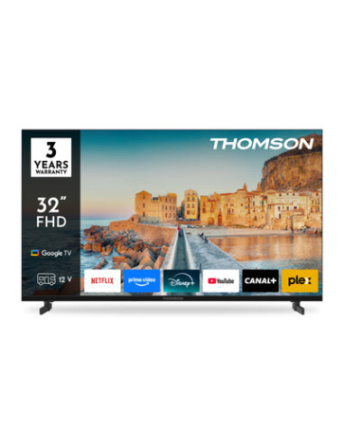 TV 32 THOMSON LED  SMART GOOGLE TV T2/C2S2 GOOGLE TV ADATT. 12V