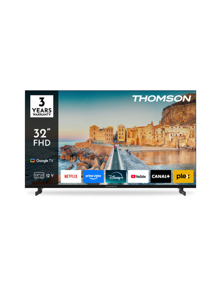 TV 32 THOMSON LED  SMART GOOGLE TV T2/C2S2 GOOGLE TV ADATT. 12V