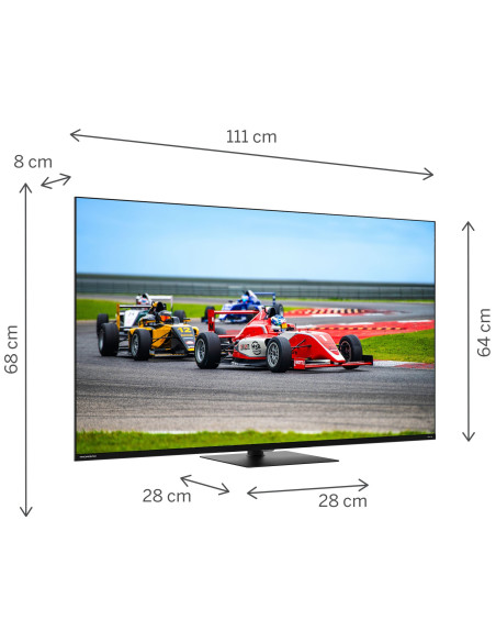 TV 50 THOMSON UHD  SMART 4K QLED GOOGLE FRONT SPK 144HZ PIEDE