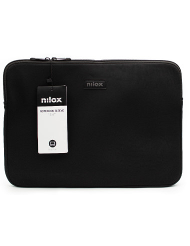 Nilox NXF1501 borsa per laptop 39,6 cm (15.6") Custodia a tasca Nero