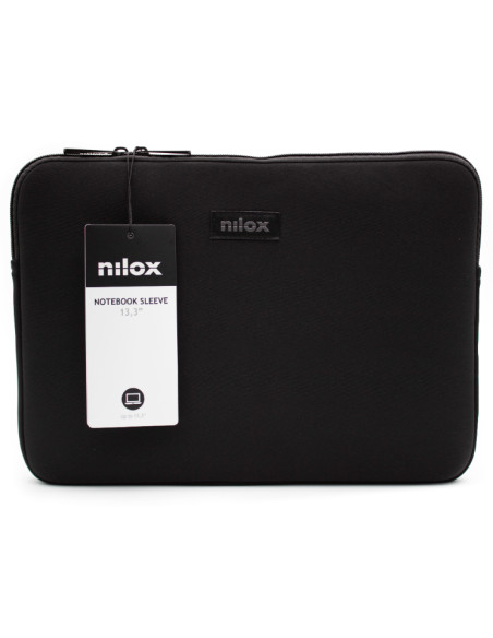 Nilox NXF1301 borsa per laptop 33,8 cm (13.3") Custodia a tasca Nero