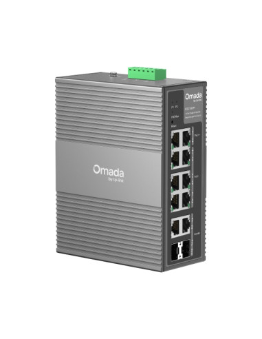 TP-Link Omada IES210GPP switch di rete Gestito Gigabit Ethernet (10/100/1000) Supporto Power over Ethernet (PoE) DIN rail Grigio