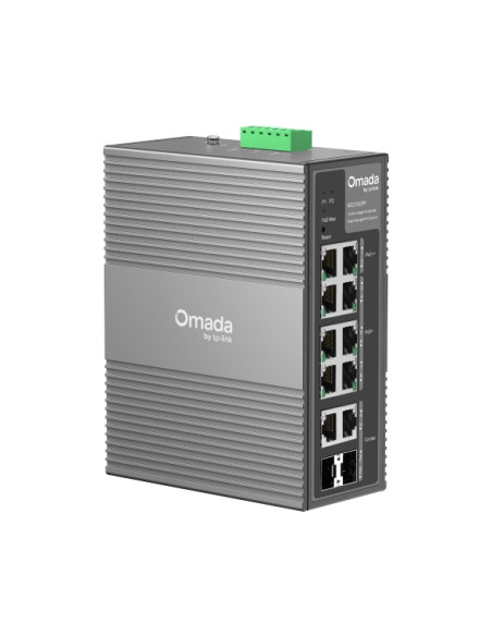 TP-Link Omada IES210GPP switch di rete Gestito Gigabit Ethernet (10/100/1000) Supporto Power over Ethernet (PoE) DIN rail Grigio