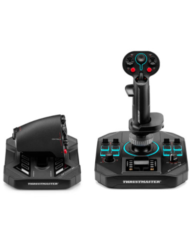Thrustmaster Sol-R 4 HOTAS Nero USB Joystick + leva di controllo del motore Analogico/Digitale PC