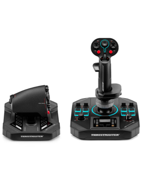Thrustmaster Sol-R 4 HOTAS Nero USB Joystick + leva di controllo del motore Analogico/Digitale PC
