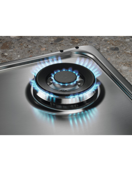 Electrolux Serie 300 EGS6414X Piano cottura a gas Slim side control 60cm
