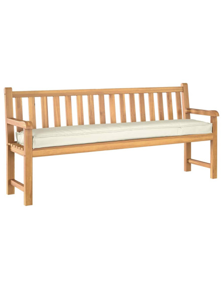 Cuscino per pallet Crema 200 x 40 x 8 cm Tessuto Oxford