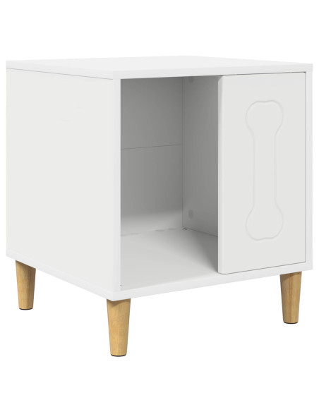 Cuccia per cani Bianco 44 x 42 x 49 cm Legno multistrato
