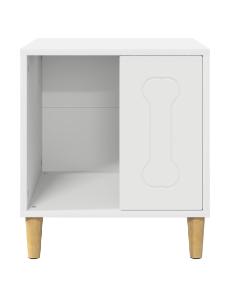 Cuccia per cani Bianco 44 x 42 x 49 cm Legno multistrato