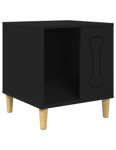 Cuccia per cani Nero 44 x 42 x 49 cm Legno multistrato