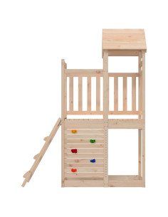 Torre da Gioco Marrone 110,5 x 52,5 x 214 cm Pino massello 2
