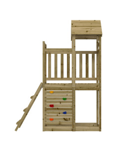 Torre da Gioco Marrone Legno Impregnato Solido 2