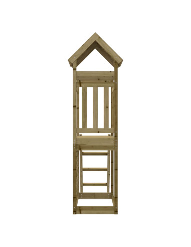 Torre da Gioco Marrone Legno Impregnato Solido
