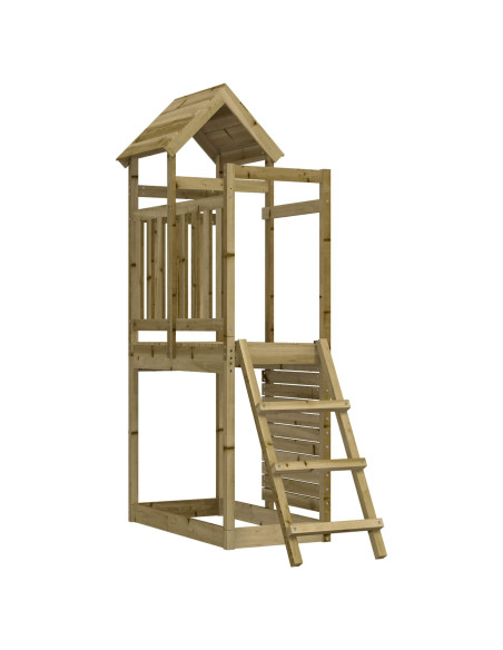 Torre da Gioco Marrone Legno Impregnato Solido