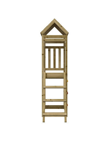 Torre da Gioco Marrone Legno Impregnato Solido