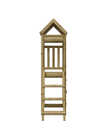 Torre da Gioco Marrone Legno Impregnato Solido
