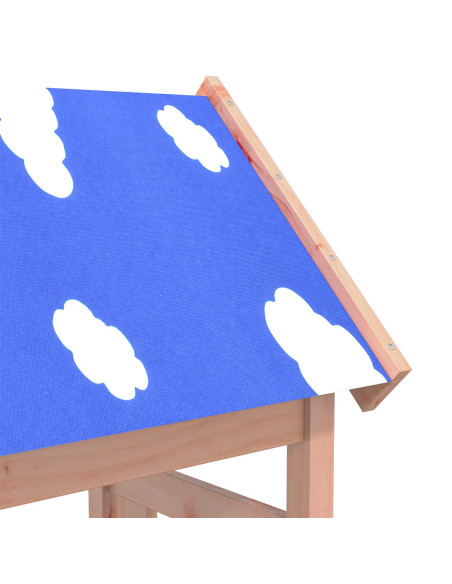 Torre da Gioco Marrone Legno Douglas Solido