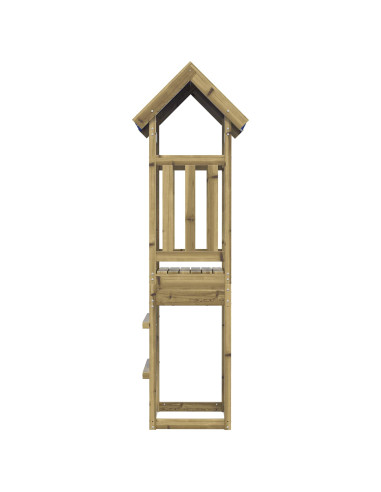 Torre da Gioco Marrone Legno Impregnato Solido
