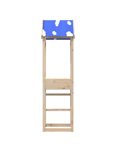 Torre da Gioco Marrone 52,5 x 46,5 x 195 cm Pino massello