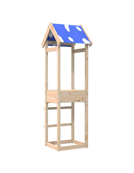 Torre da Gioco Marrone 52,5 x 46,5 x 195 cm Pino massello