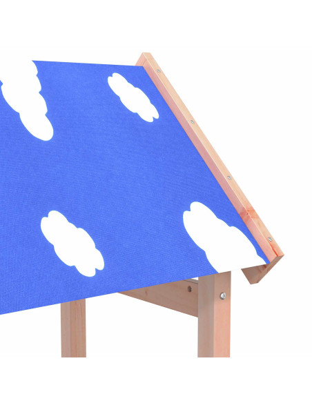 Torre da Gioco Marrone Legno Douglas Solido