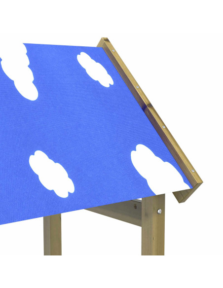 Torre da Gioco Marrone Legno Impregnato Solido