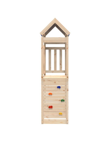 Torre da Gioco Marrone 110.5 x 52.5 x 215 cm Pino massello