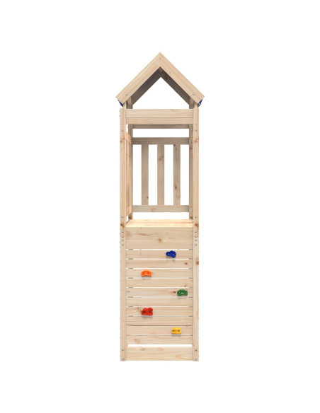 Torre da Gioco Marrone 110.5 x 52.5 x 215 cm Pino massello