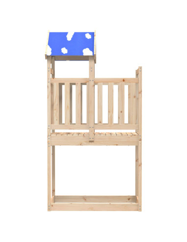 Torre da Gioco Marrone 52,5 x 110,5 x 215 cm Pino massello
