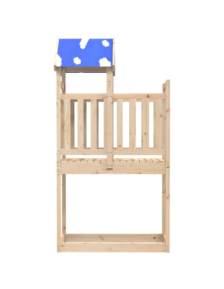 Torre da Gioco Marrone 52,5 x 110,5 x 215 cm Pino massello