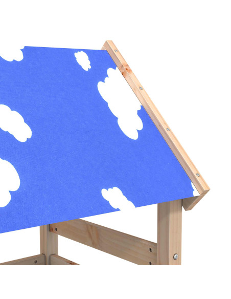 Torre da Gioco Marrone 52,5 x 110,5 x 215 cm Pino massello