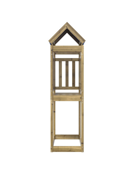 Torre da Gioco Marrone Legno Impregnato Solido