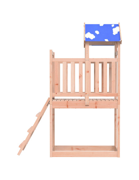 Torre da Gioco Marrone Legno Douglas Solido