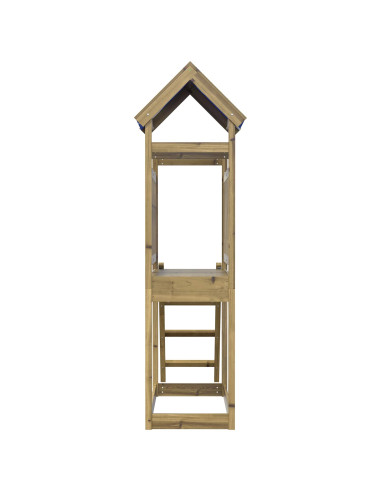 Torre da Gioco Marrone Legno Impregnato Solido