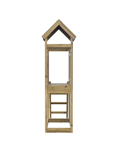 Torre da Gioco Marrone Legno Impregnato Solido