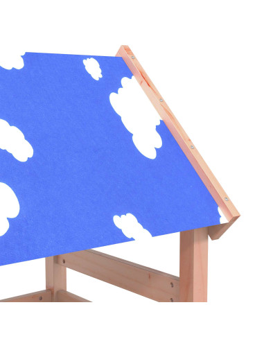 Torre da Gioco Marrone Legno Douglas Solido