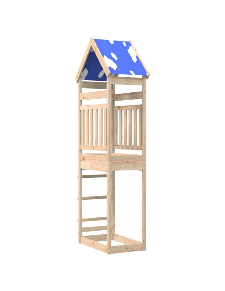 Torre da Gioco Marrone 52,5 x 85 x 265 cm Pino massello