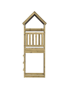 Torre da Gioco Marrone Legno Impregnato Solido 2