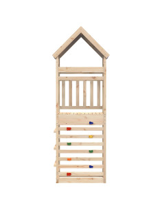 Torre da Gioco Marrone 52,5 x 85 x 265 cm Pino massello 2