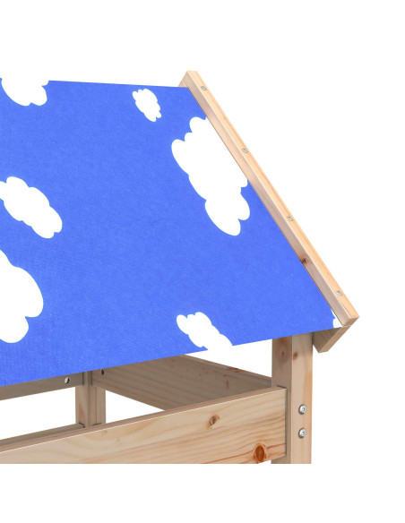 Torre da Gioco Marrone 85 x 52,5 x 239 cm Pino massello