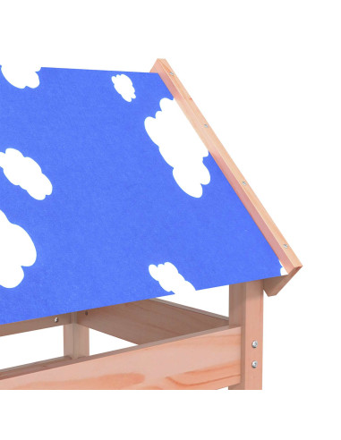 Torre da Gioco Marrone 85 x 52,5 x 239 cm Legno Douglas Solido