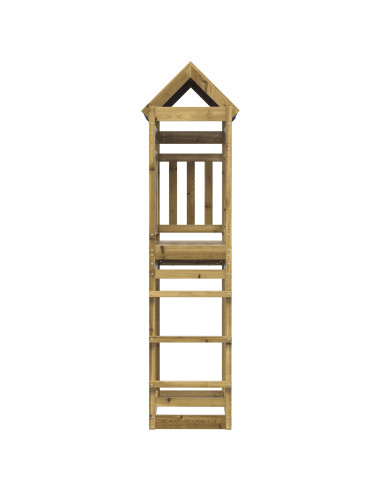 Torre da Gioco Marrone Legno Impregnato Solido