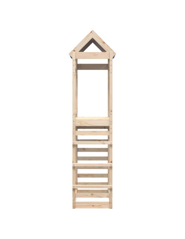 Torre da Gioco Marrone 85 x 52,5 x 239 cm Pino massello
