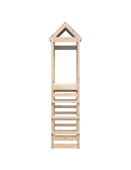 Torre da Gioco Marrone 85 x 52,5 x 239 cm Pino massello