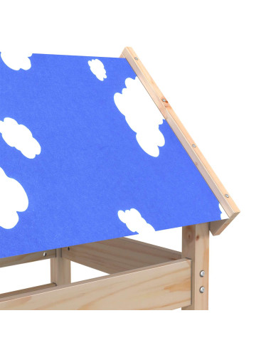 Torre da Gioco Marrone 85 x 52,5 x 239 cm Pino massello