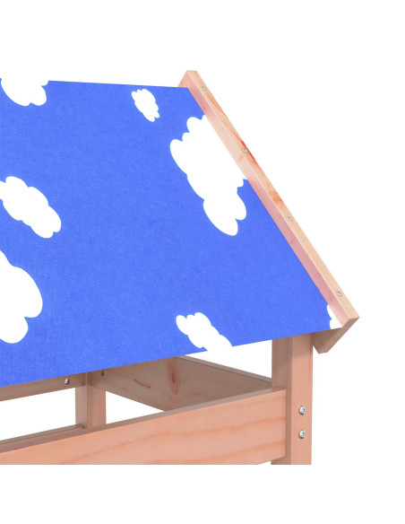 Torre da Gioco Marrone 85 x 52,5 x 239 cm Legno Douglas Solido