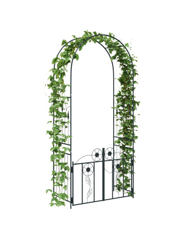 Arco da Giardino con blocco Nero 102 x 50 x 218 cm
